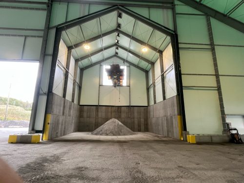 Cargill Salt Shed Construction | Ithaca