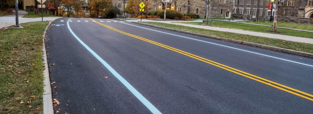 Cornell roadway expansion, paving, milling, marking. | Fahs Construction Group