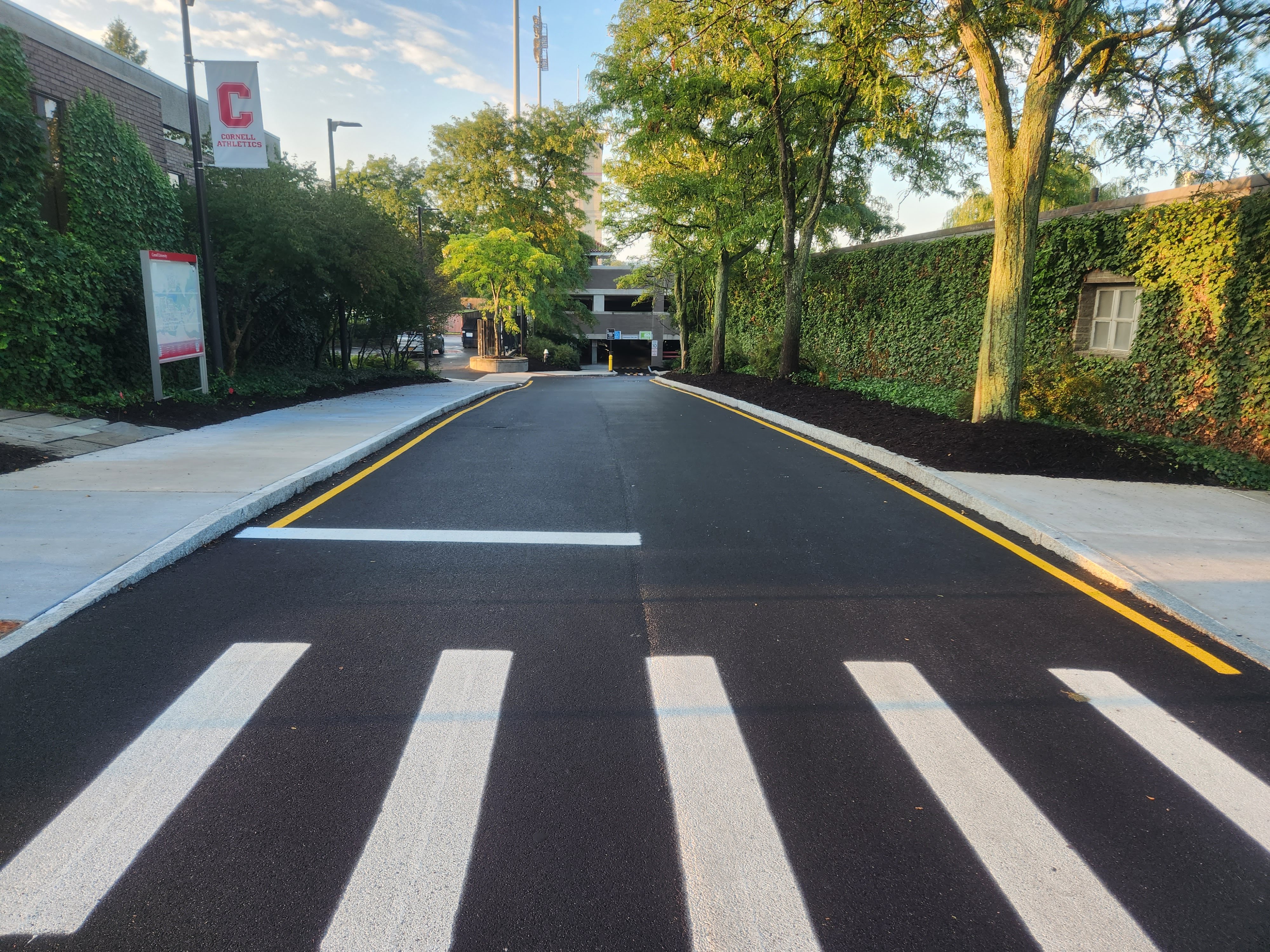 Commercial asphalt paving by Fahs Construction Group in Binghamton NY